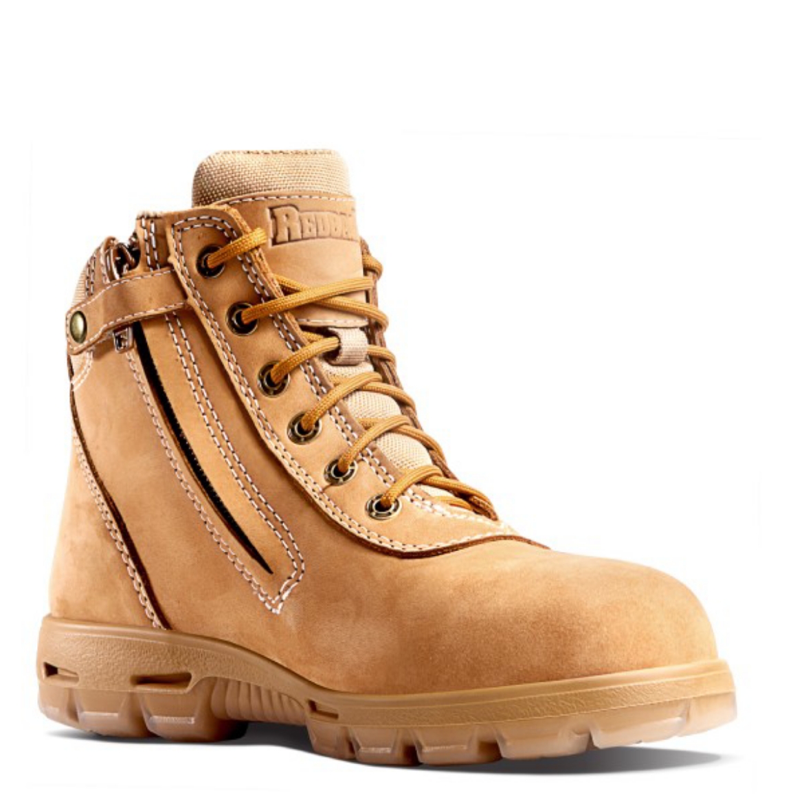 Picture of Redback, L/Z Cobar Soft Toe Wheat Nubuck Zip