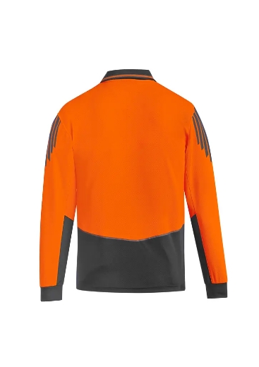 Picture of Syzmik, Mens Hi Vis Flux L/S Polo