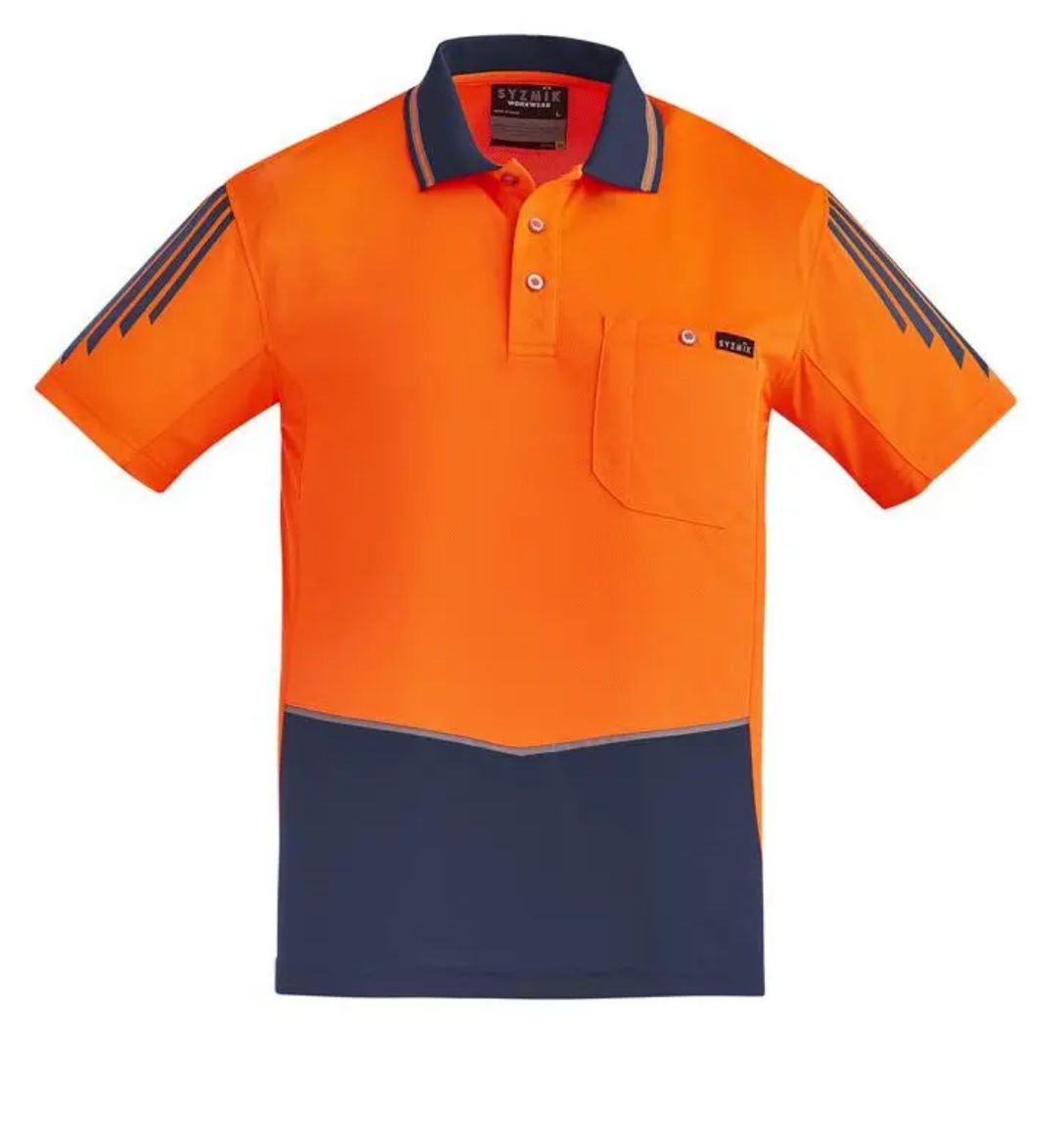 Picture of Syzmik, Mens Hi Vis Flux S/S Polo