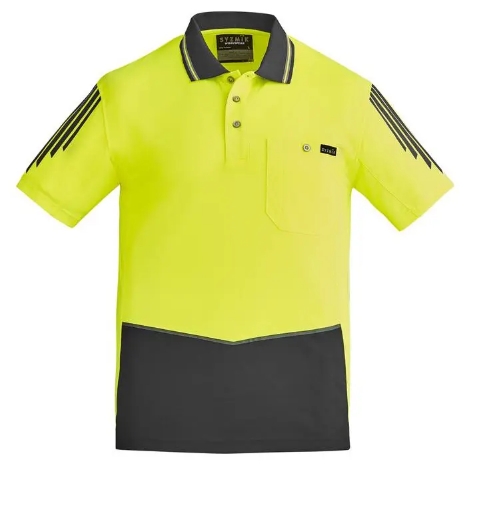 Picture of Syzmik, Mens Hi Vis Flux S/S Polo