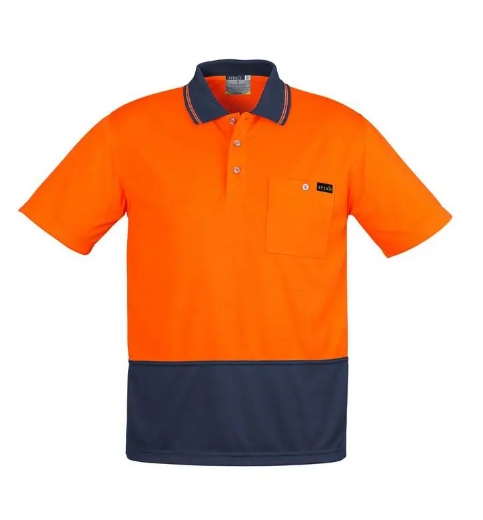 Picture of Syzmik, Mens Comfort Back S/S Polo