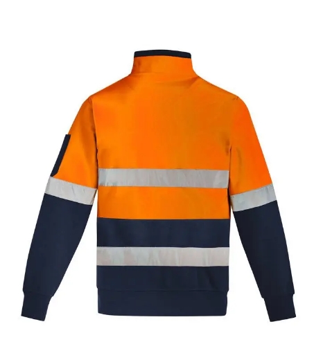 Picture of Syzmik, Mens Hi Vis 1/4 Zip Pullover - Hoop Taped