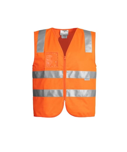 Picture of Syzmik, Unisex Hi Vis Zip Vest