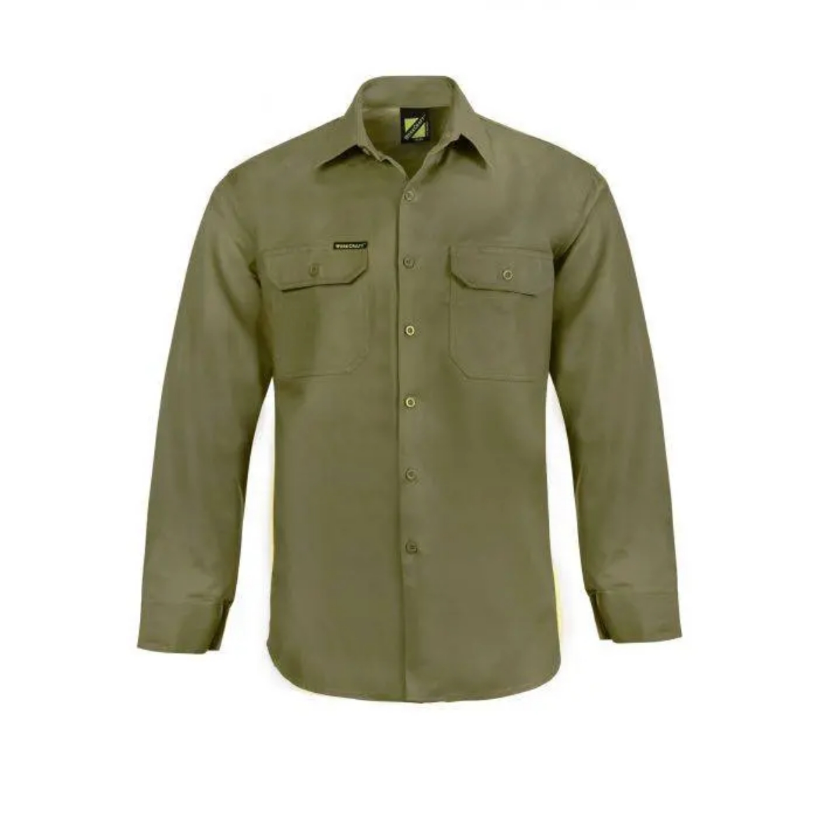 Picture of WorkCraft, Long Sleeve Cotton Drill Shirt