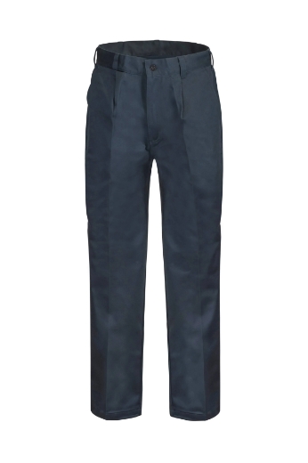 Picture of WorkCraft, Single Pleat Cotton Pant