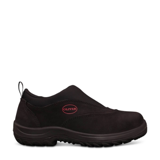 Picture of Oliver, Safety Sports Shoe, Slip On Nubuck