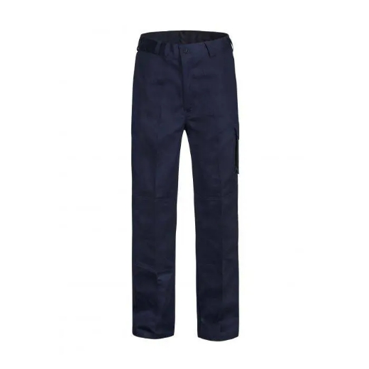 Picture of WorkCraft, Modern Fit Mid-Weight Cargo Cotton Drill Trouser