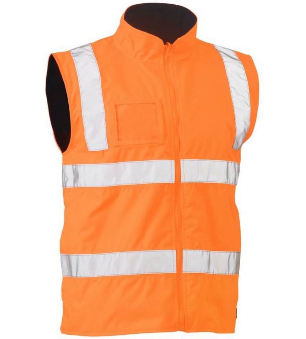 Picture of Bisley, Taped Hi Vis Vic Rail Wet Weather Vest