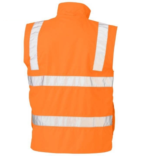 Picture of Bisley, Taped Hi Vis Vic Rail Wet Weather Vest