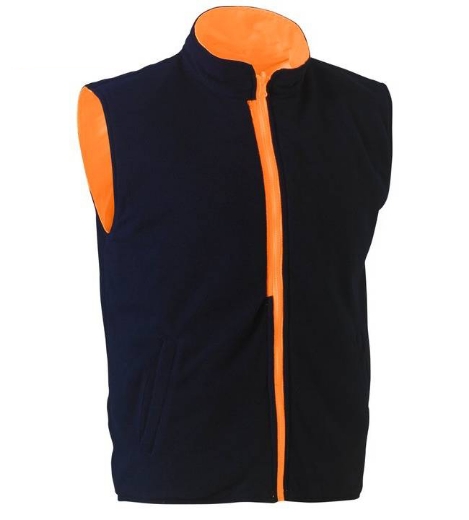 Picture of Bisley, Taped Hi Vis Vic Rail Wet Weather Vest