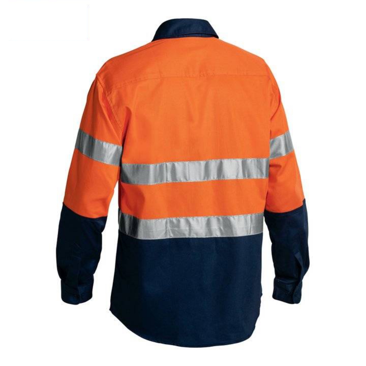 Picture of Bisley, Taped Hi Vis Drill Shirt Long Sleeve