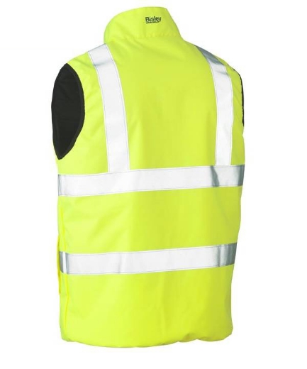 Picture of Bisley, Taped Hi Vis Reversible Puffer Vest