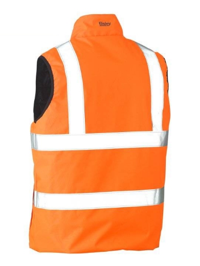 Picture of Bisley, Taped Hi Vis Reversible Puffer Vest