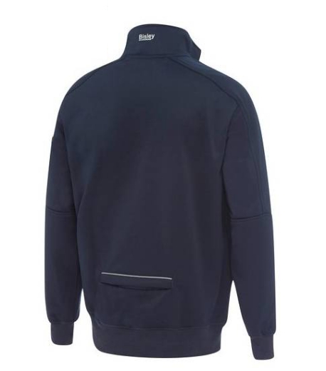 Picture of Bisley, Work Fleece 1/4 Zip Pullover With Sherpa Lining