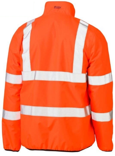 Picture of Bisley, Taped Hi Vis Reversible Puffer Jacket