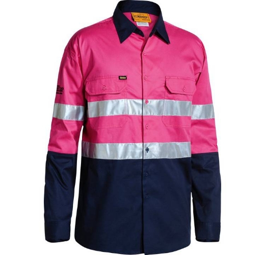 Picture of Bisley, Taped Hi Vis Cool Lightweight Shirt