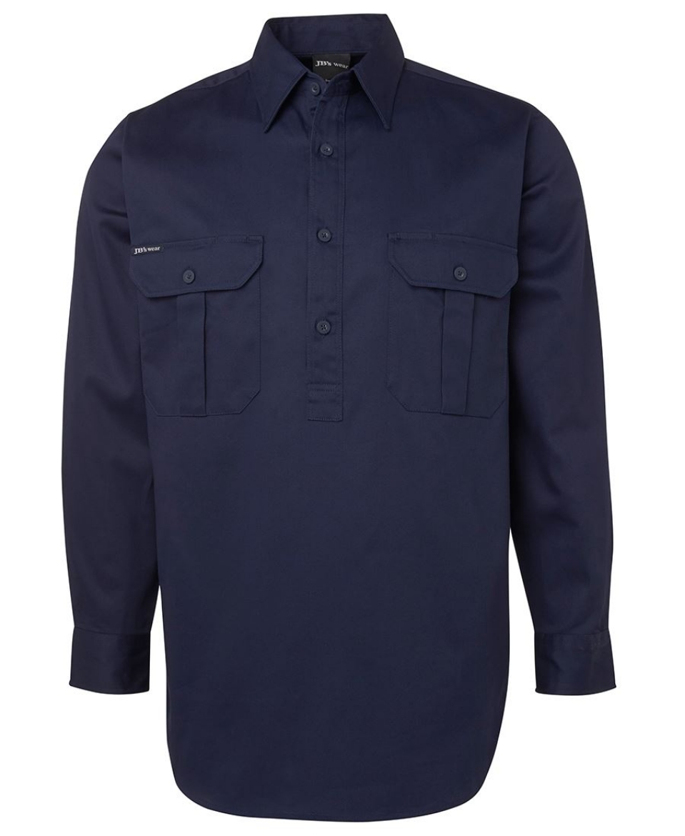 Picture of JB's Wear, Close Front L/S Work Shirt