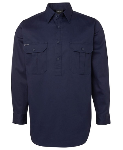 Picture of JB's Wear, Close Front L/S Work Shirt