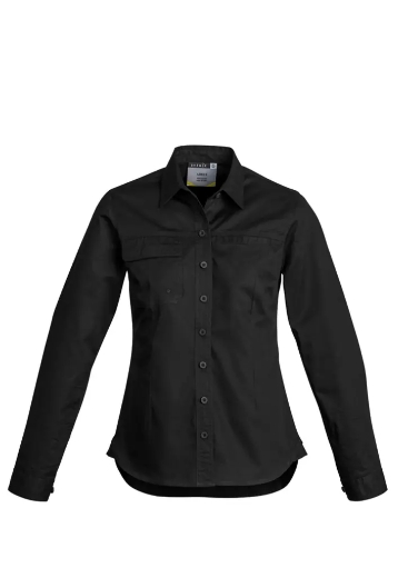 Picture of Syzmik, Womens Lightweight L/S Tradie Shirt