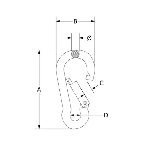 Picture of Beaver, G316 S/S Carbine Hook