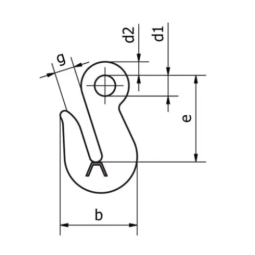 Picture of Beaver, G80 Eye Shortening Grab Hook