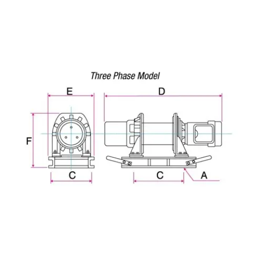 Picture of Beaver, Electric Three Phase Winches