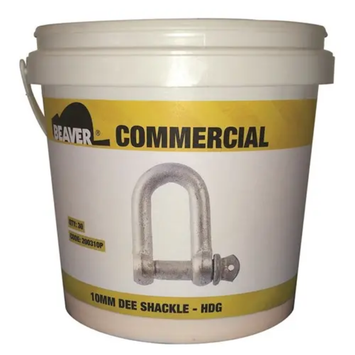 Picture of Beaver, Hot Dipped Galvanised Commercial Dee 6mm Shackles